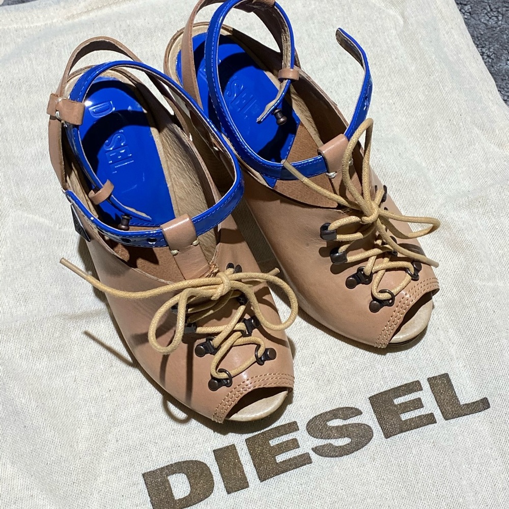 Diesel sandals ( very comfy platform high heel)